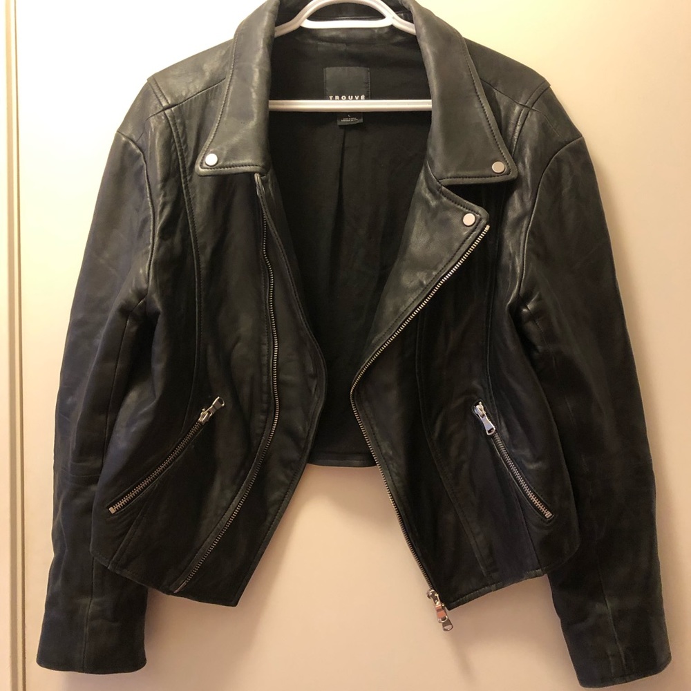 Trouvé Vegan Leather Jacket